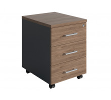 Тумба выкатная NPW-406 L3 тёмный орех/антрацит