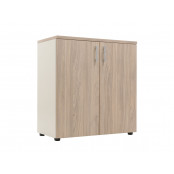 Шкаф NW 0880 закрытый вяз натуральный / бежевый